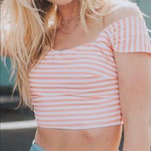 Albion Fit Peachy Keen Crop Top